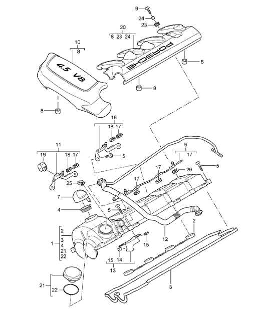 engine valve parts diagram