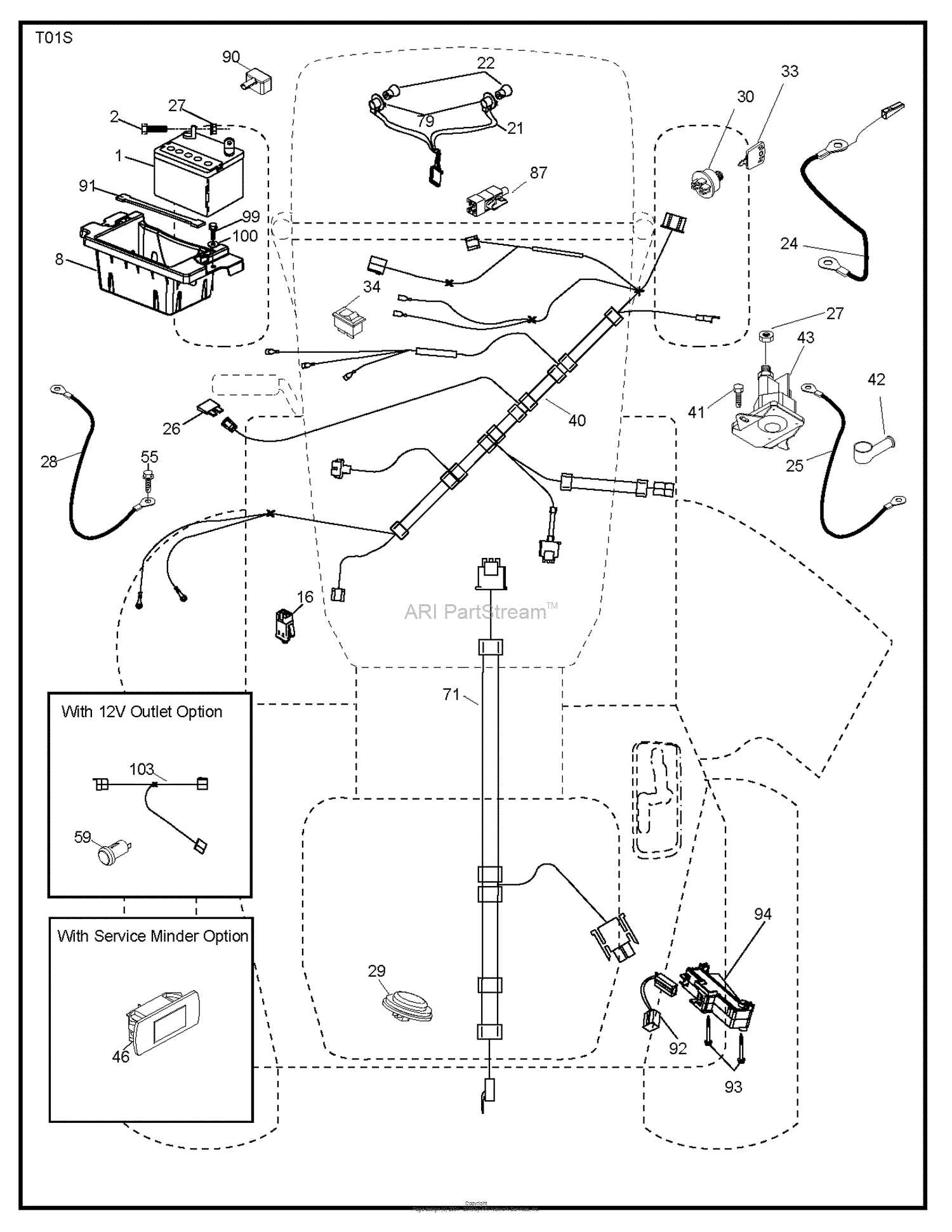 yth2042 parts diagram