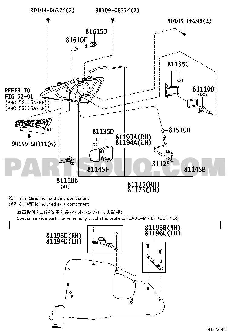 lexus is 250 parts diagram