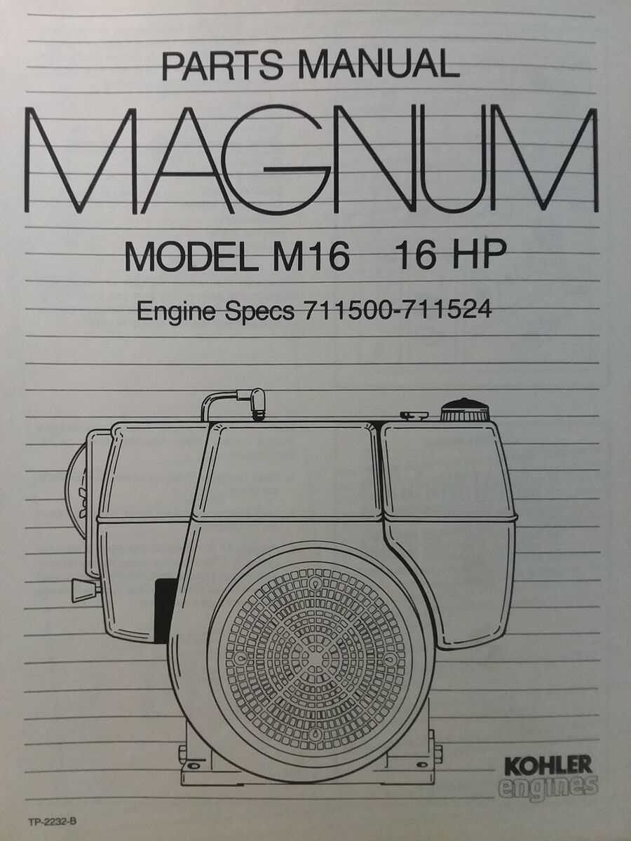 16 hp kohler engine parts diagram