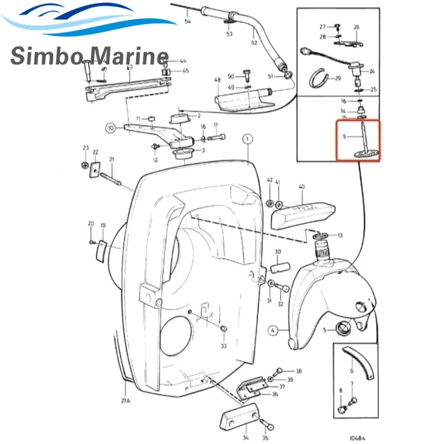 volvo penta dp e parts diagram