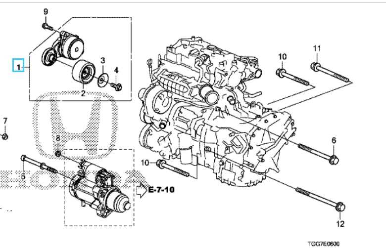 2004 honda civic engine parts diagram