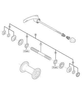 shimano 105 parts diagram