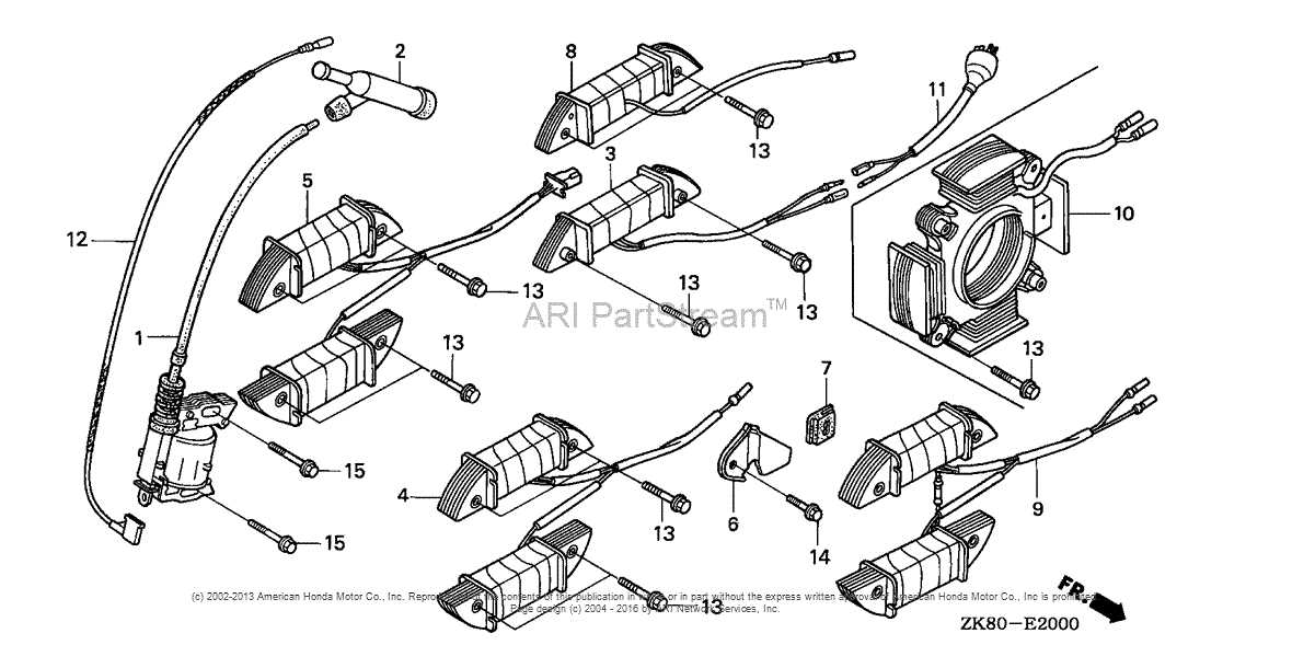 honda gx160 engine parts diagram