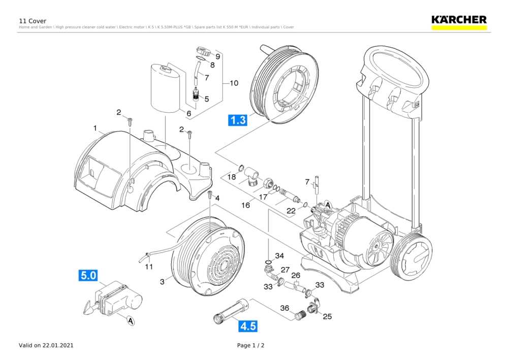 karcher k5 parts diagram pdf