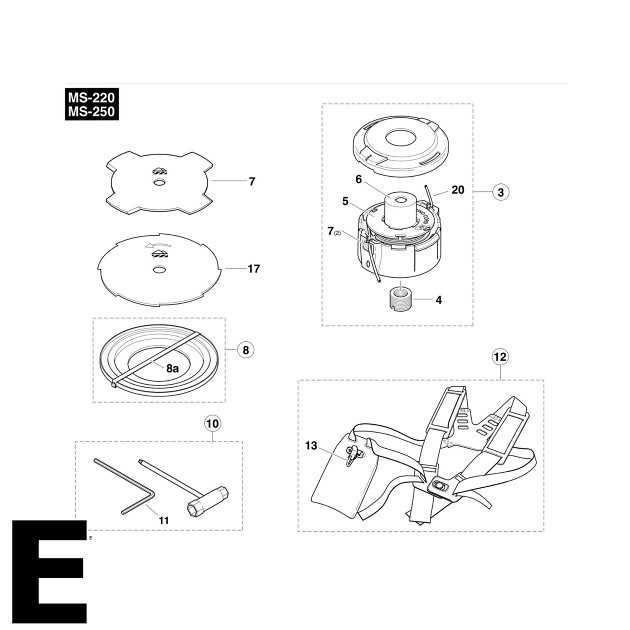 stihl ms250 parts diagram