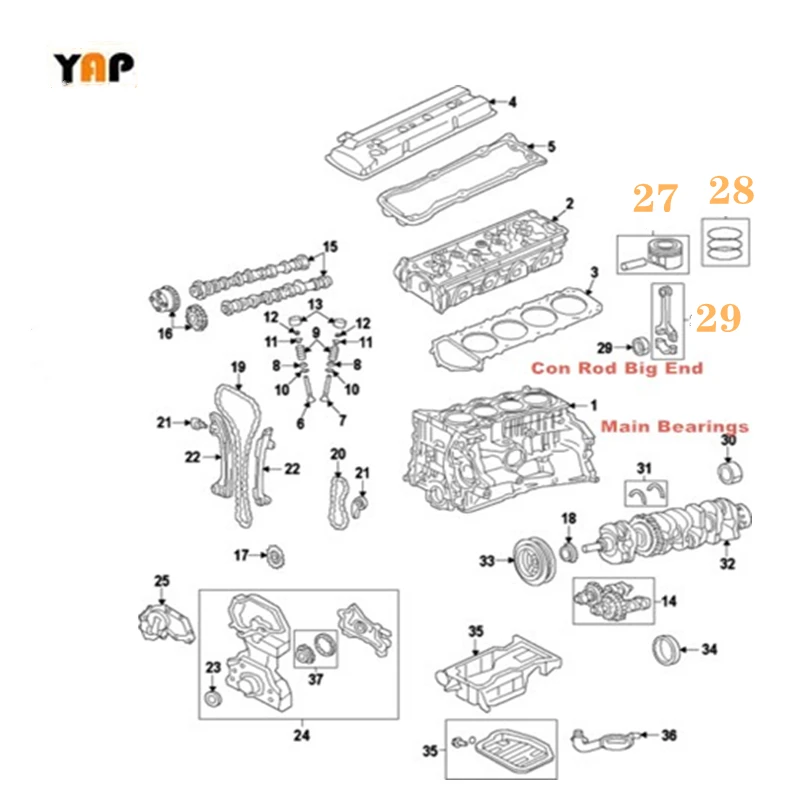 bmw n52 engine parts diagram