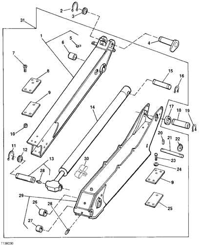 john deere 310e parts diagram