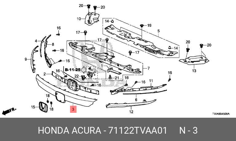 honda accord 2018 parts diagram