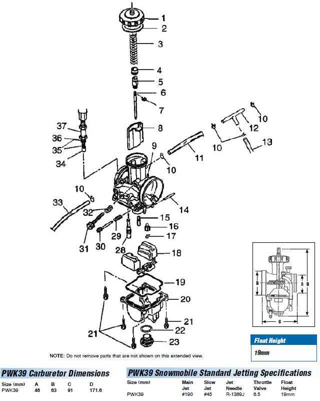 keihin cvk carb parts diagram