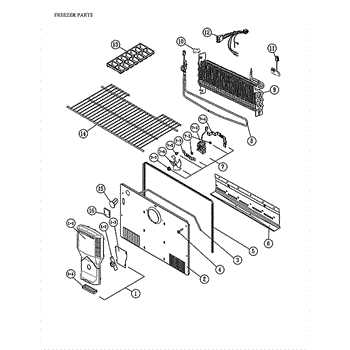 kenmore chest freezer parts diagram