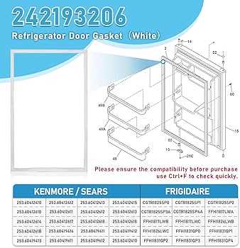 kenmore fridge parts diagram