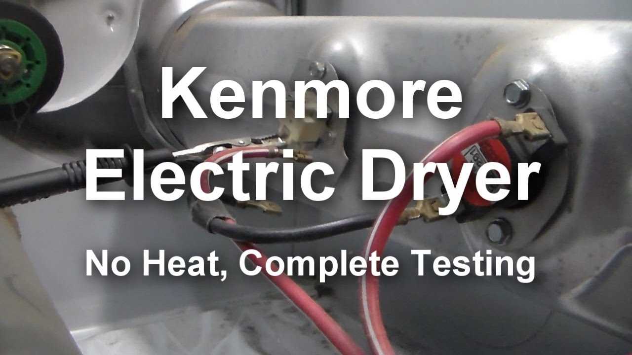 kenmore he2 dryer parts diagram