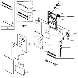 thermador dishwasher parts diagram