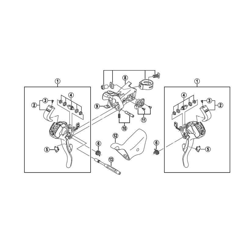 bike shifter parts diagram