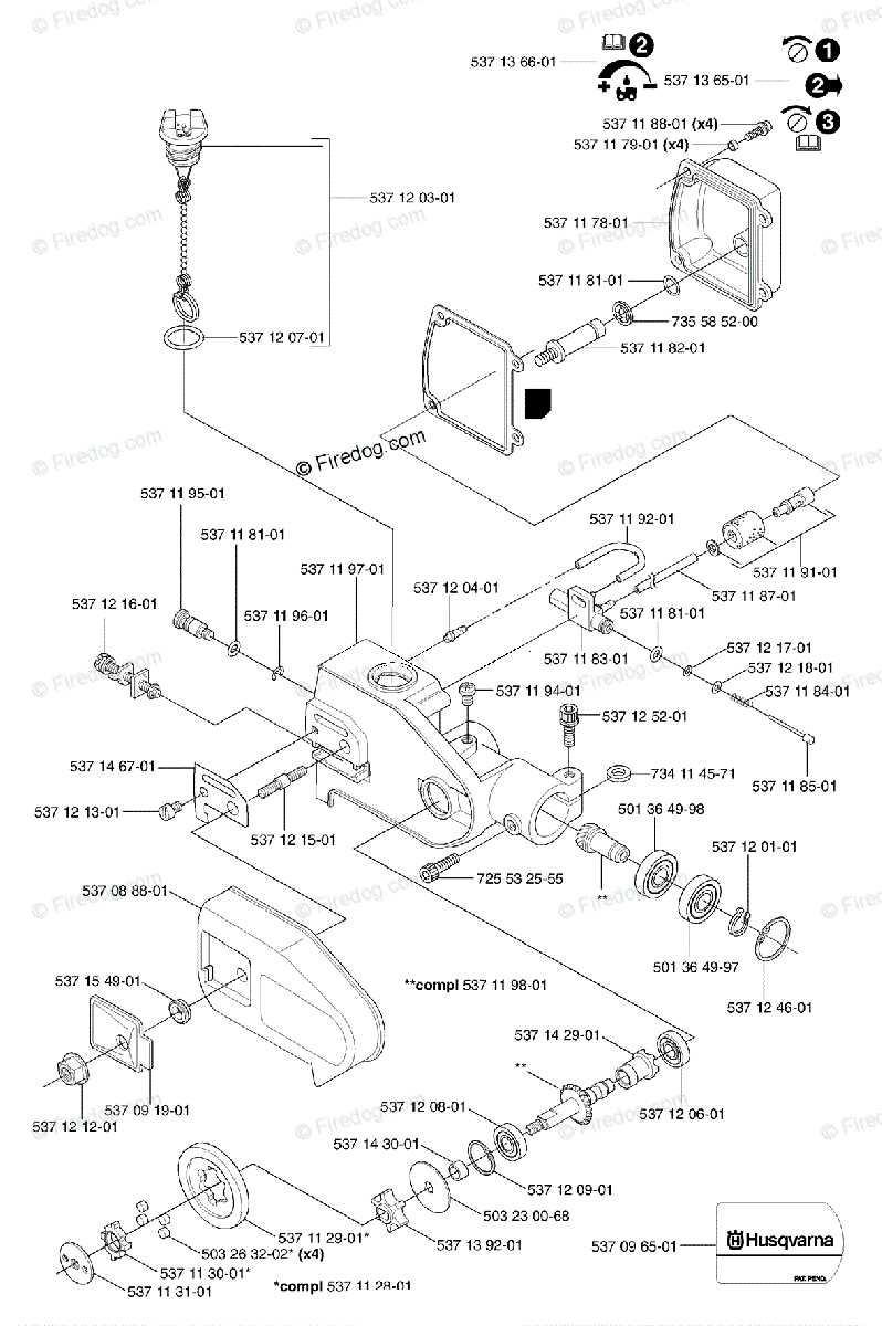 husqvarna pole saw parts diagram