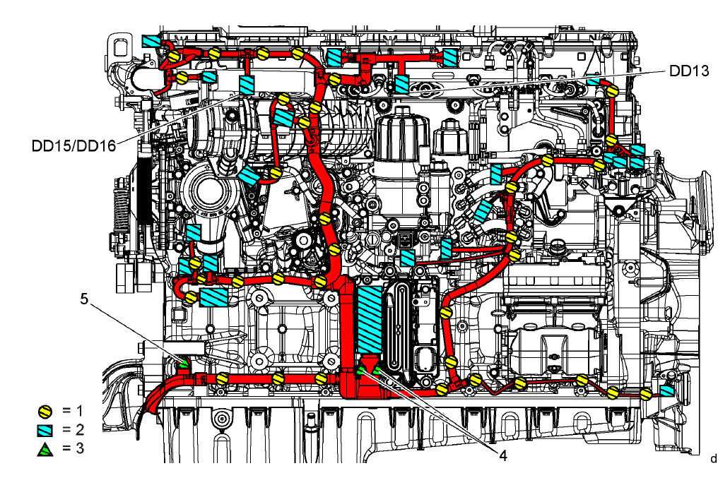 dd13 engine parts diagram