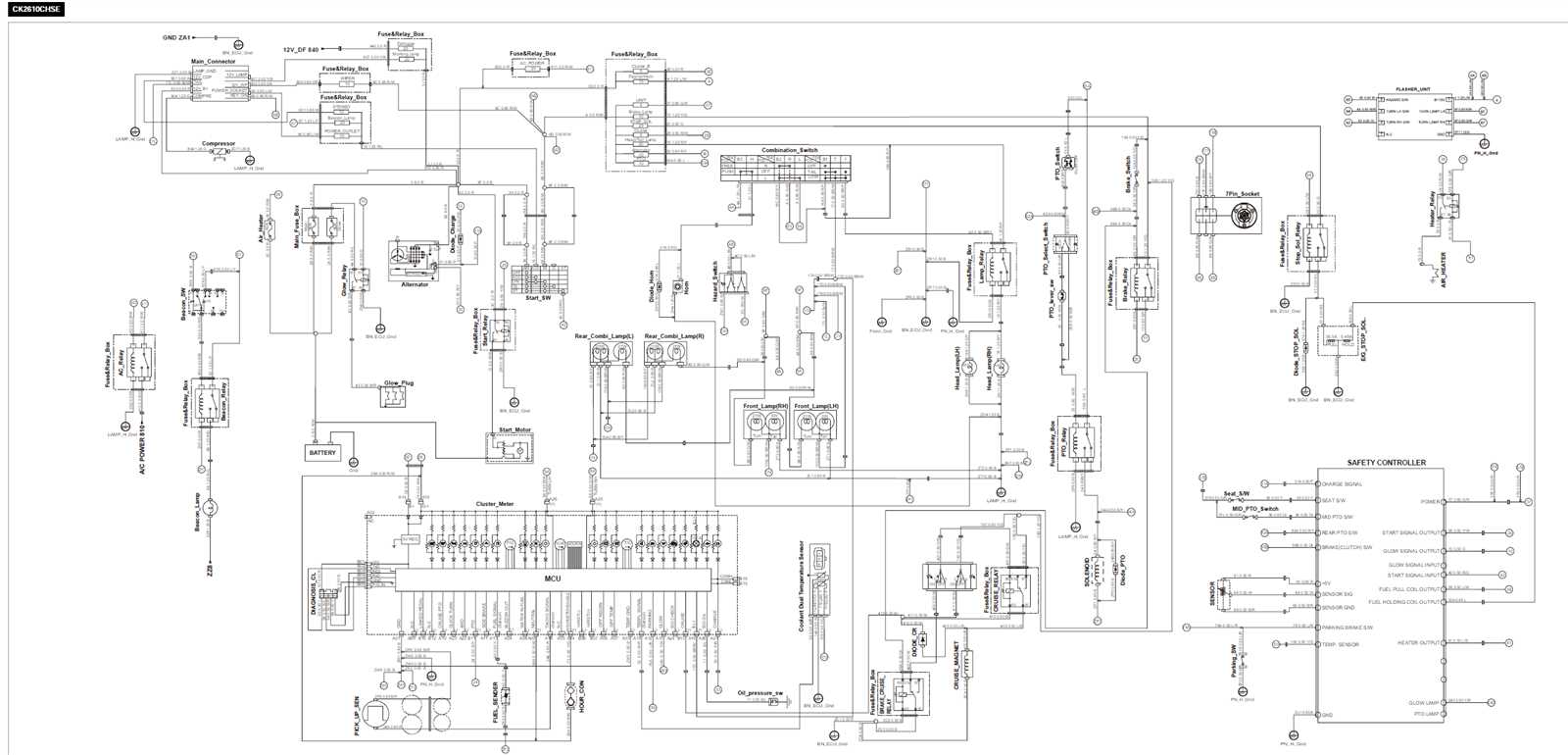 kioti ck2610 parts diagram