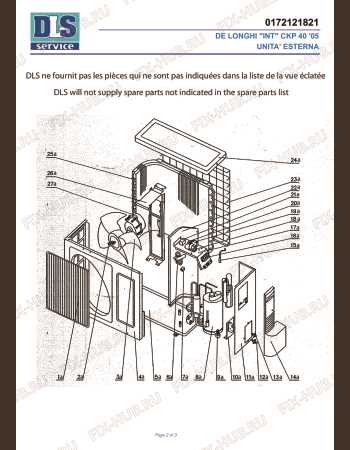fujitsu parts diagram