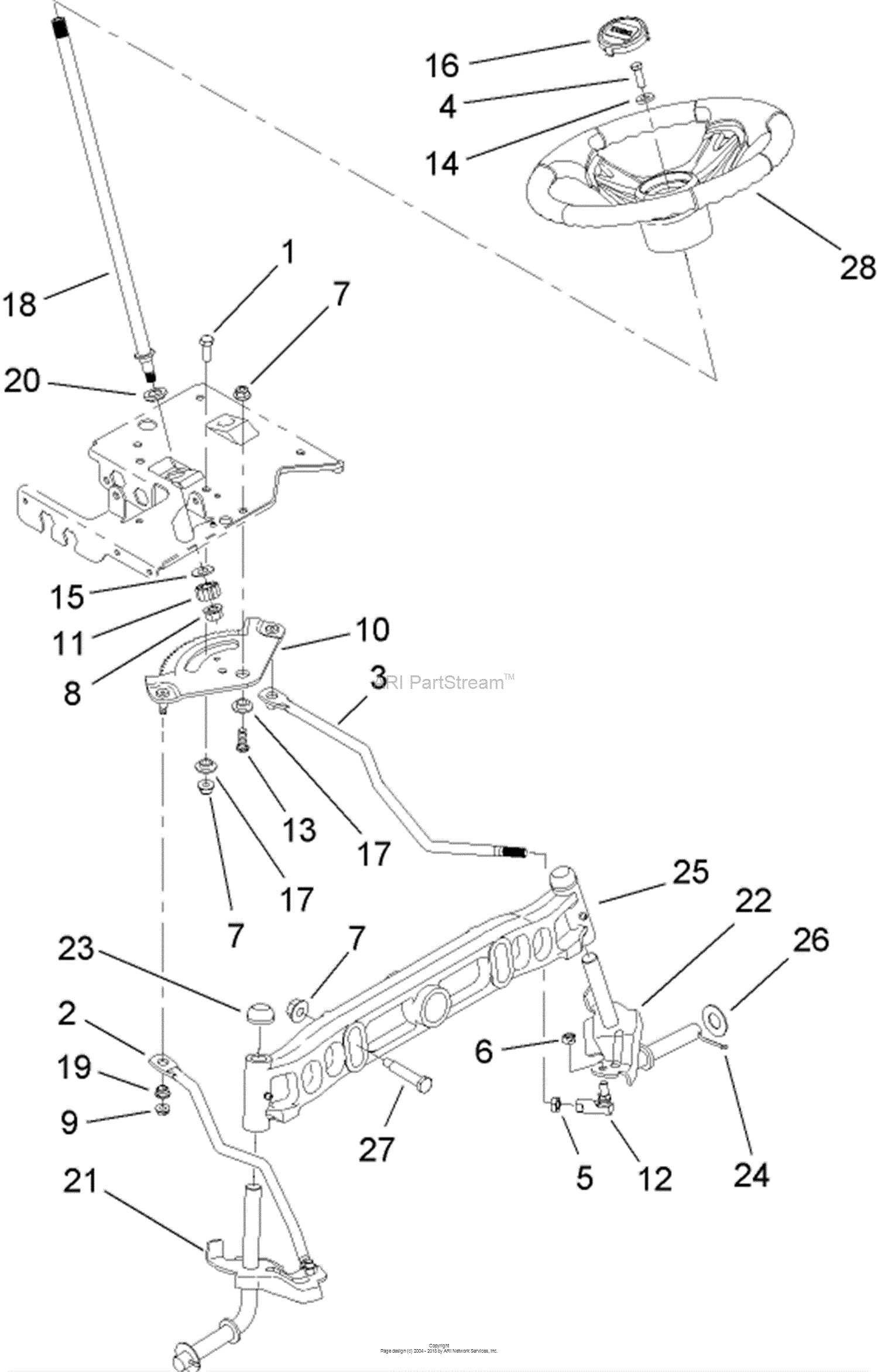 toro riding mower parts diagram