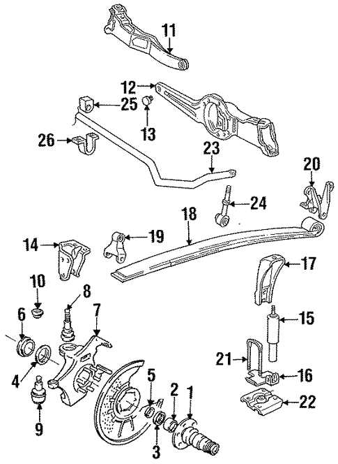 2003 ford f250 front end parts diagram