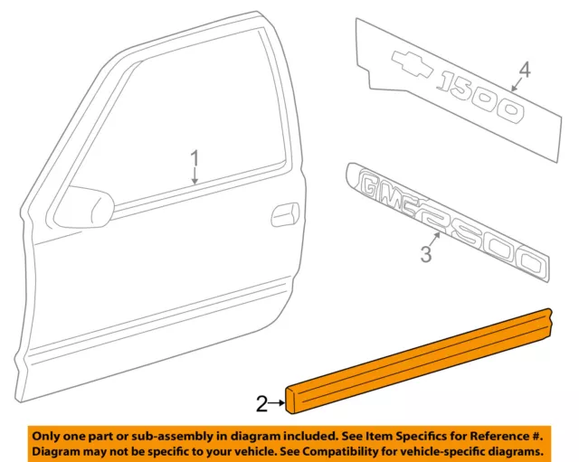 body part chevy silverado oem parts diagram