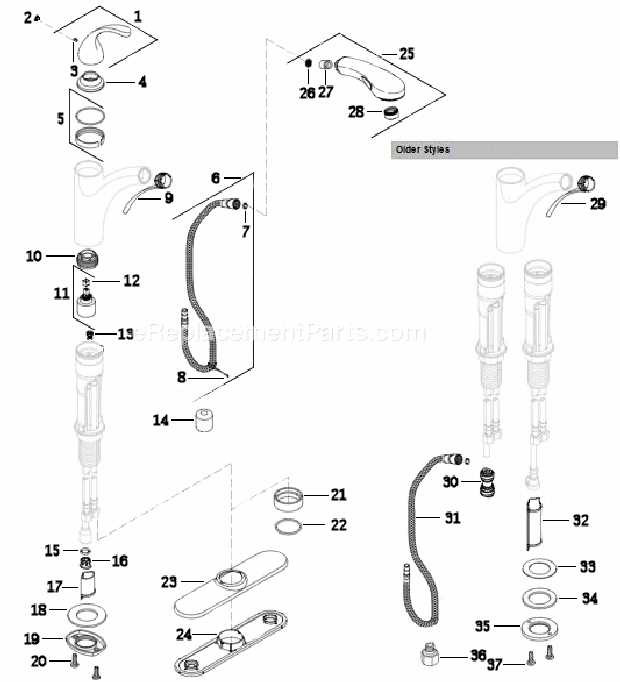 kohler k 10433 parts diagram