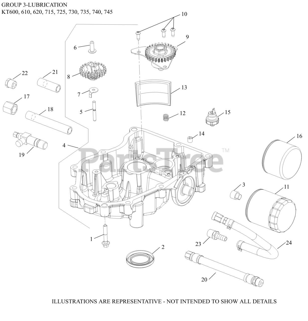 kohler kt735 parts diagram