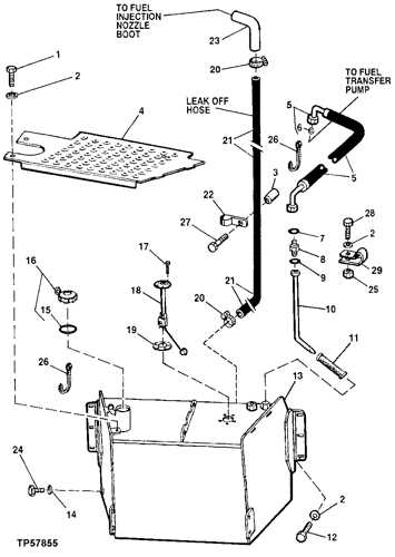 john deere 310e parts diagram