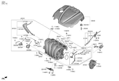 santa fe parts diagram