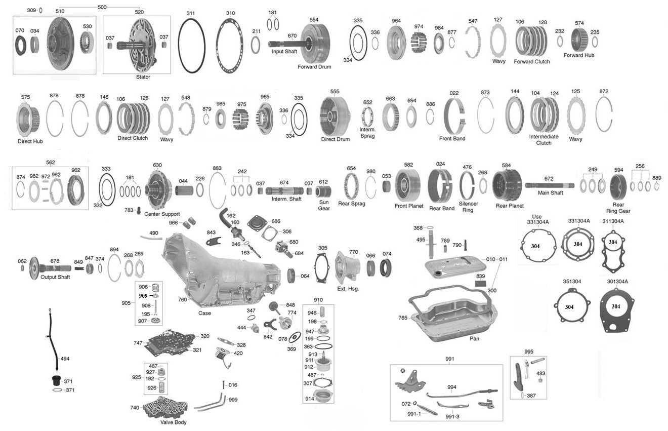 246 gm transfer case parts diagram