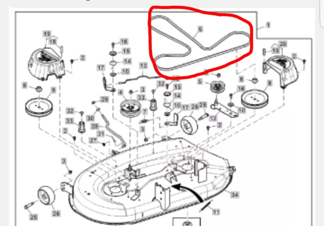 john deere 110 lawn tractor parts diagram