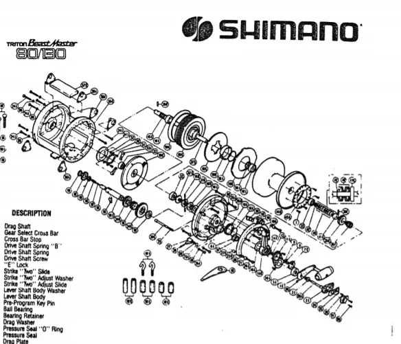 shakespeare reel diagrams & parts lists