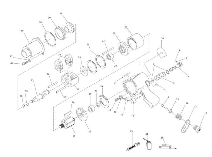 ingersoll rand titanium 1 2 impact parts diagram