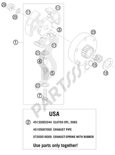 ktm 50 parts diagram