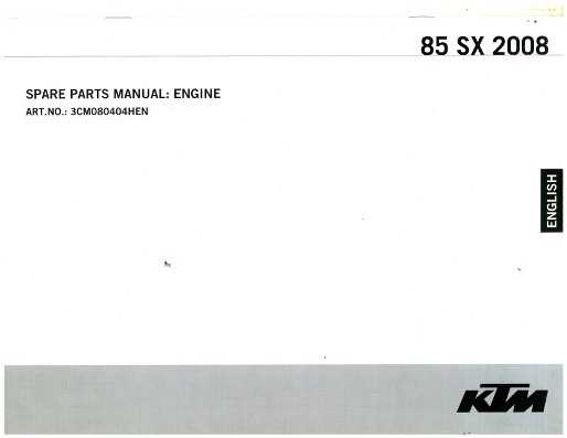 ktm 85 sx parts diagram