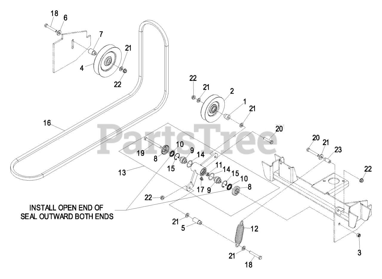 kubota 60 mower deck parts diagram