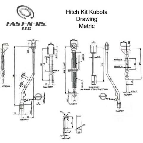 kubota bx 3 point hitch parts diagram