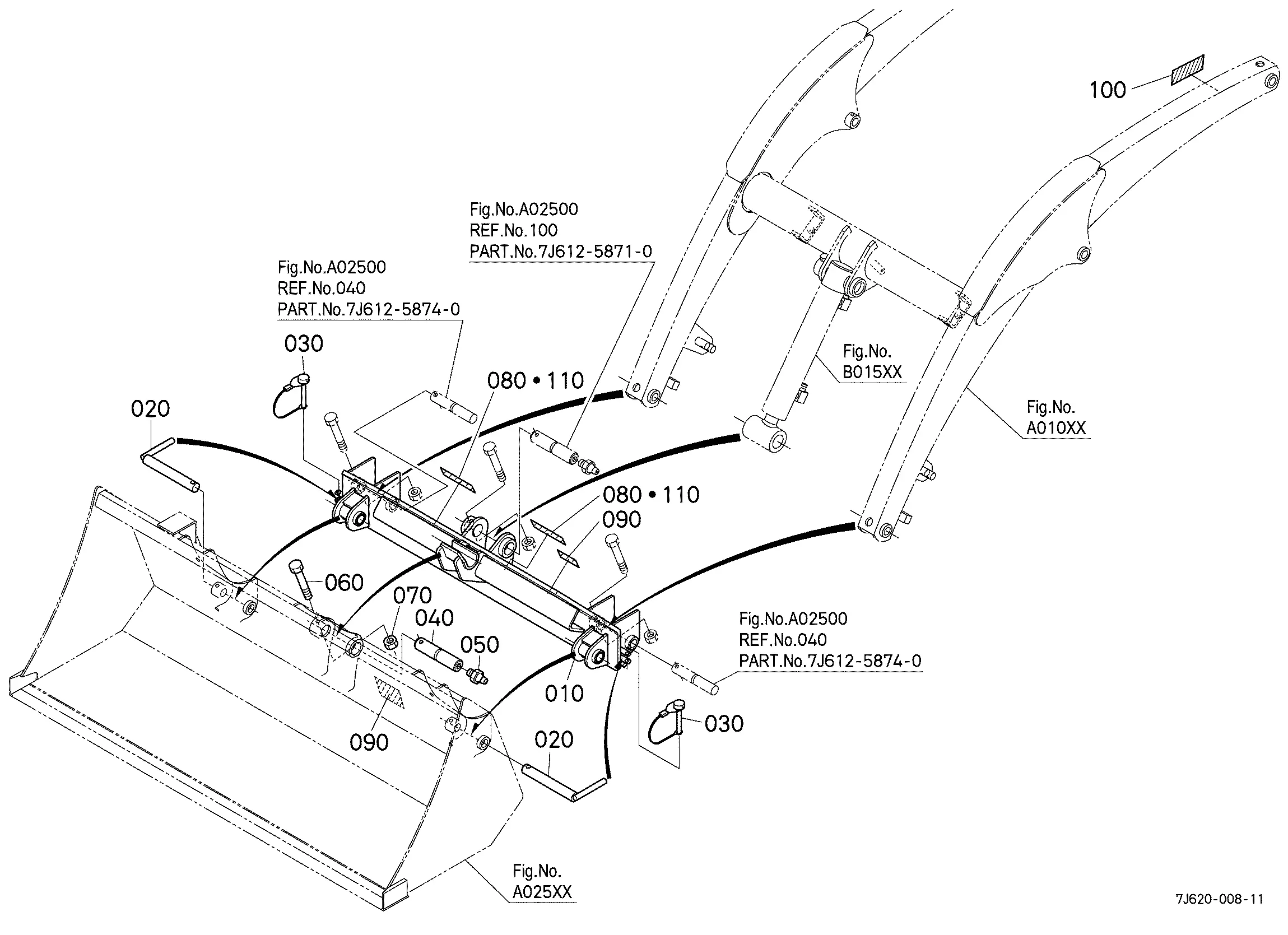 kubota bx25 parts diagram