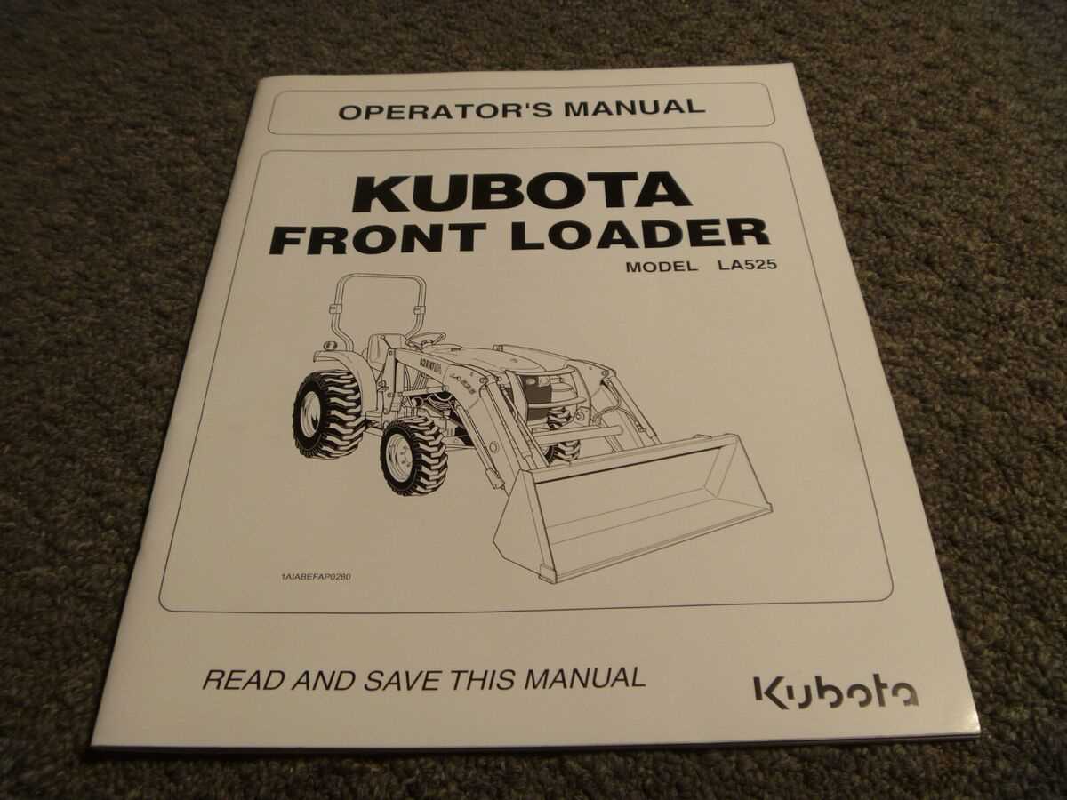 kubota la525 parts diagram