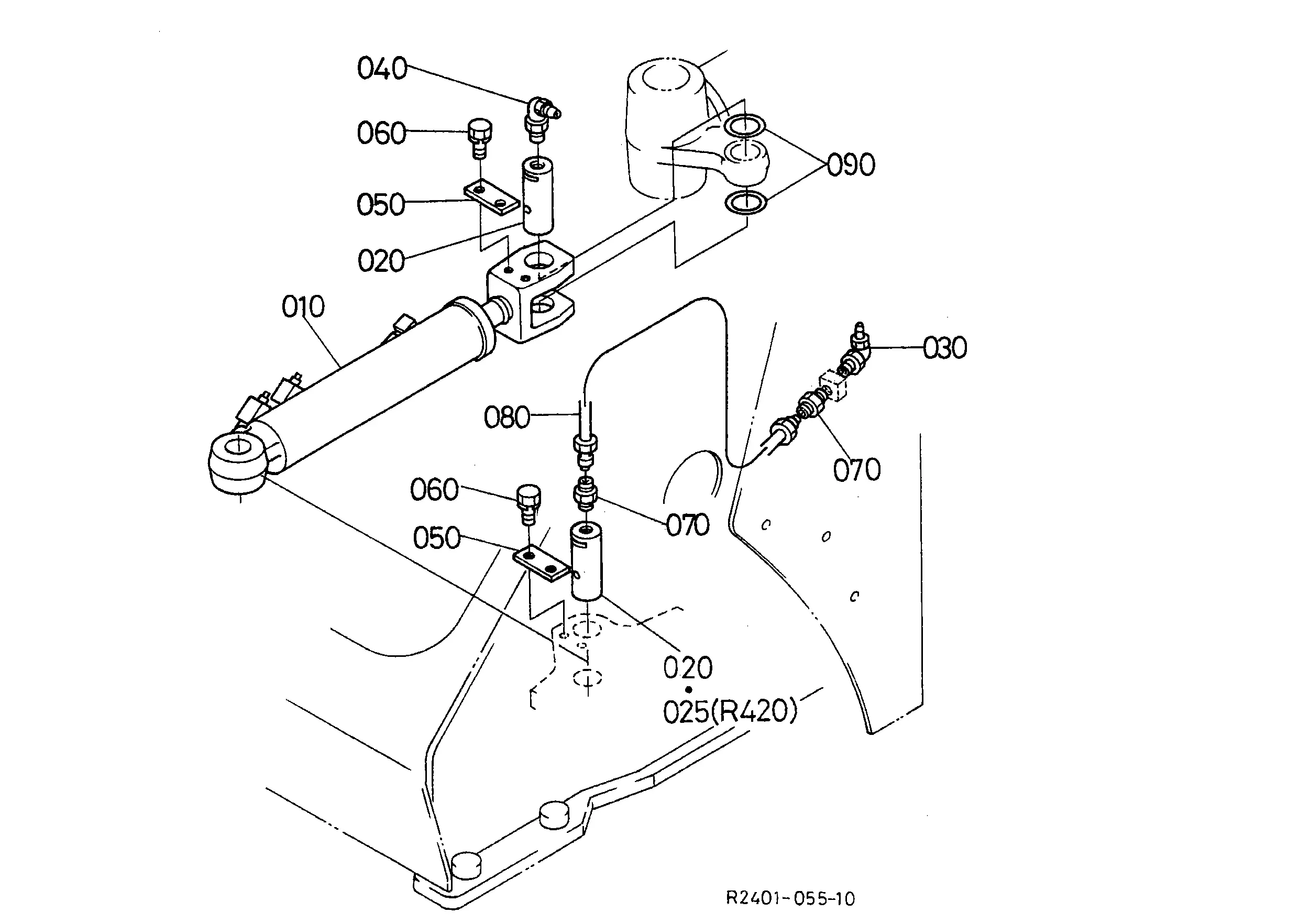 kubota r420 parts diagram