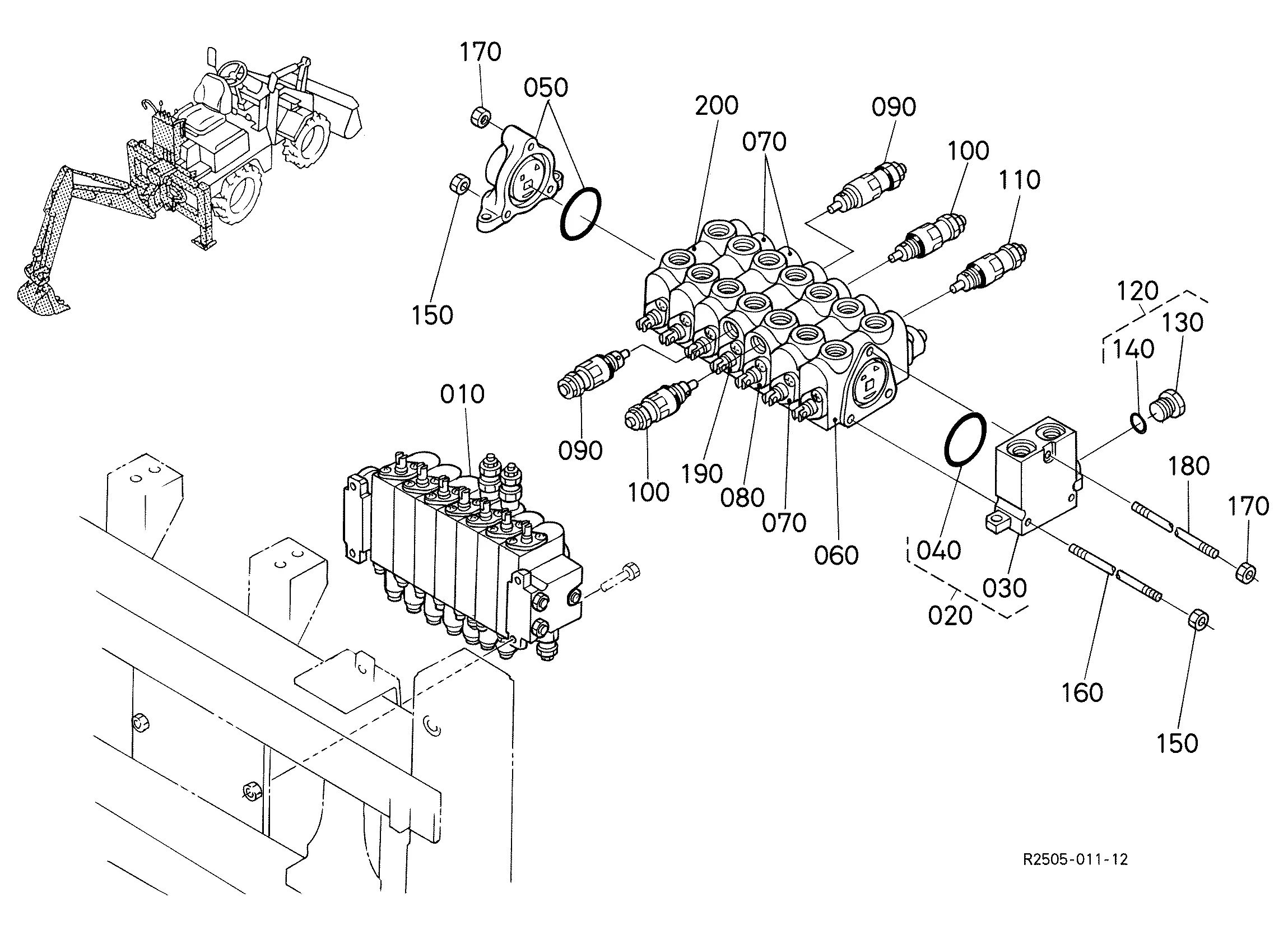 kubota r520s parts diagram