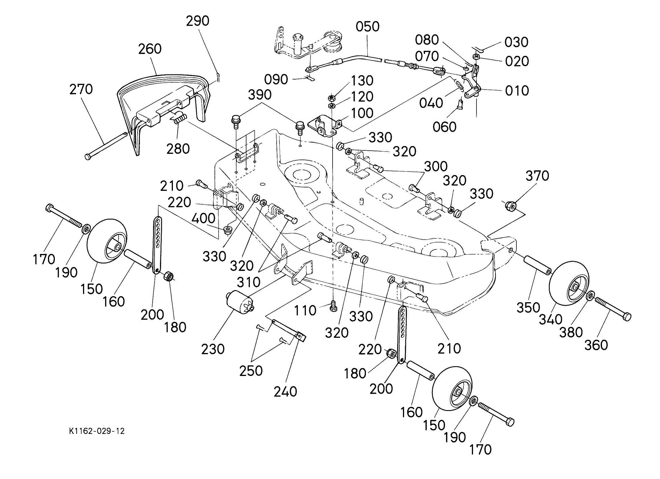 kubota rc40lt parts diagram