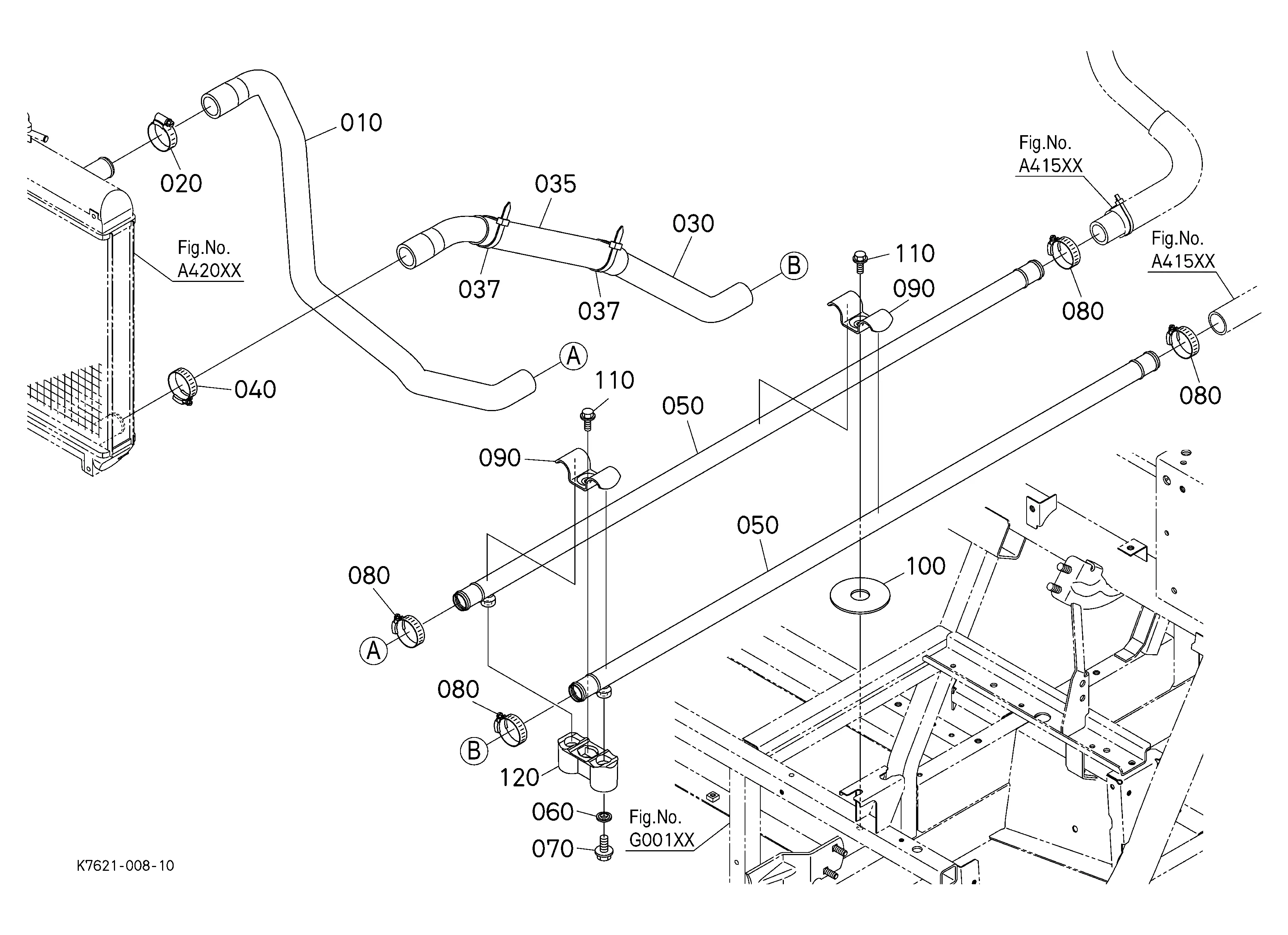 kubota rtv x1140 parts diagram