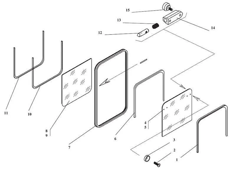 kubota svl75 door parts diagram