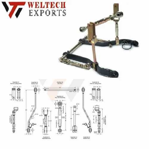 kubota three point hitch parts diagram