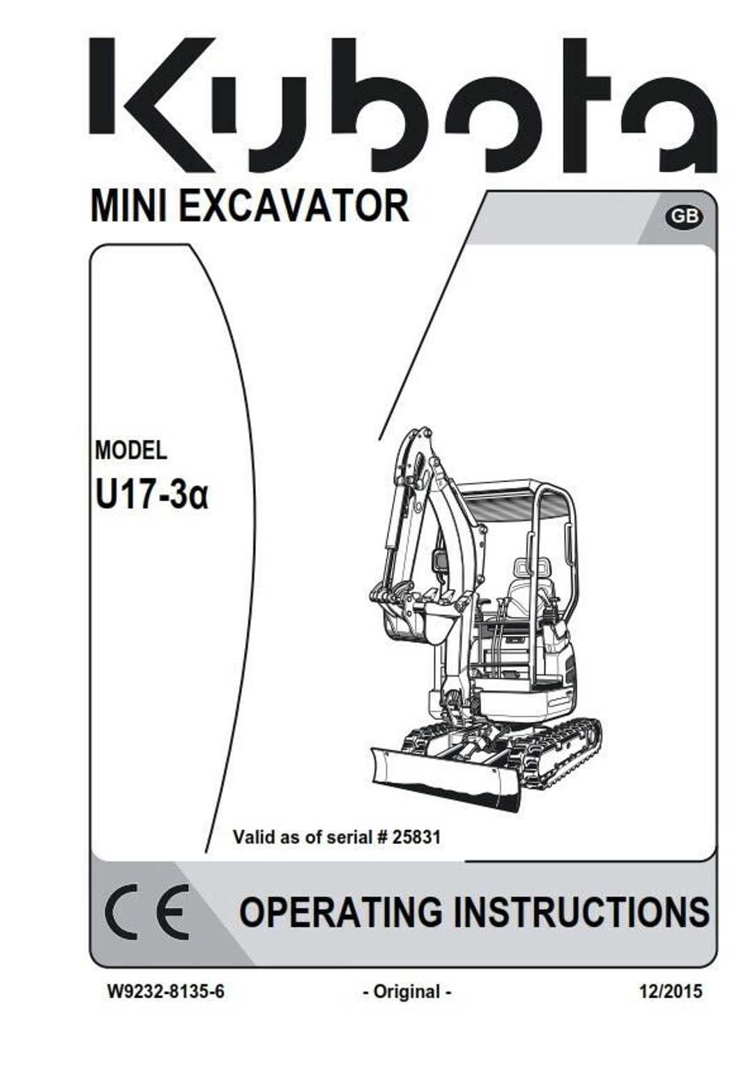 kubota u17 parts diagram