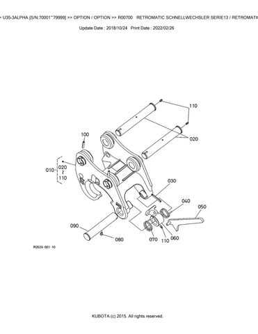 kubota u35 4 parts diagram