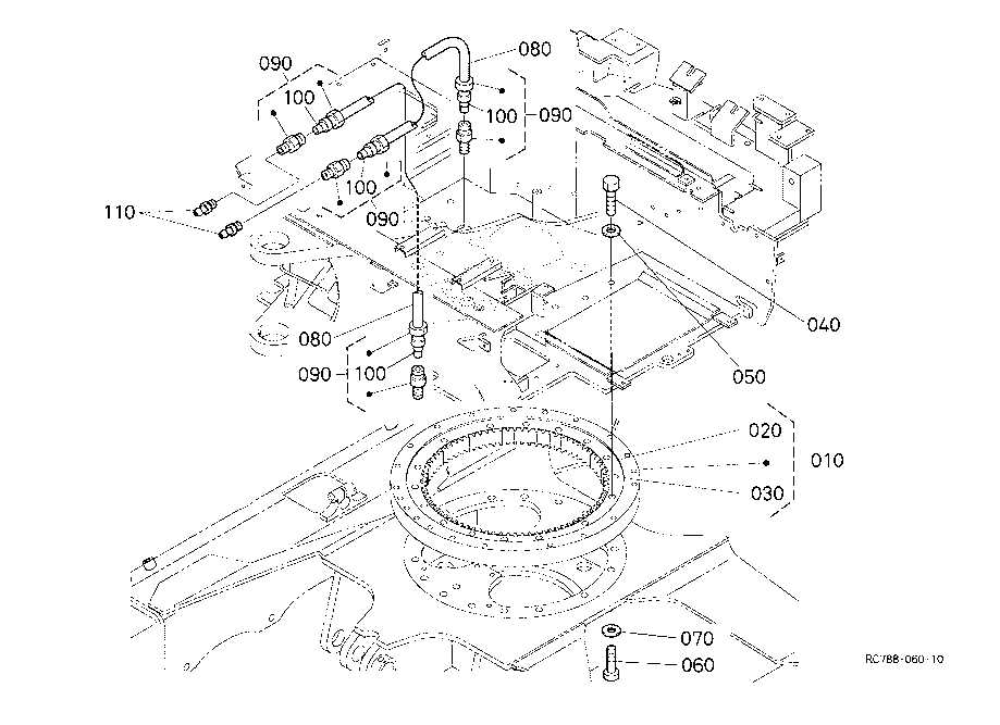 kubota u35 4 parts diagram