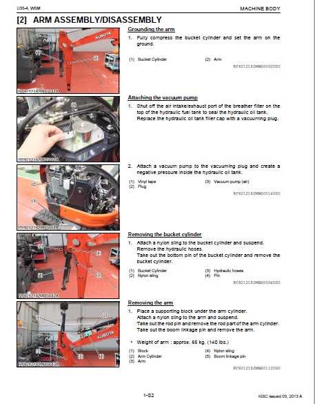 kubota u35 4 parts diagram